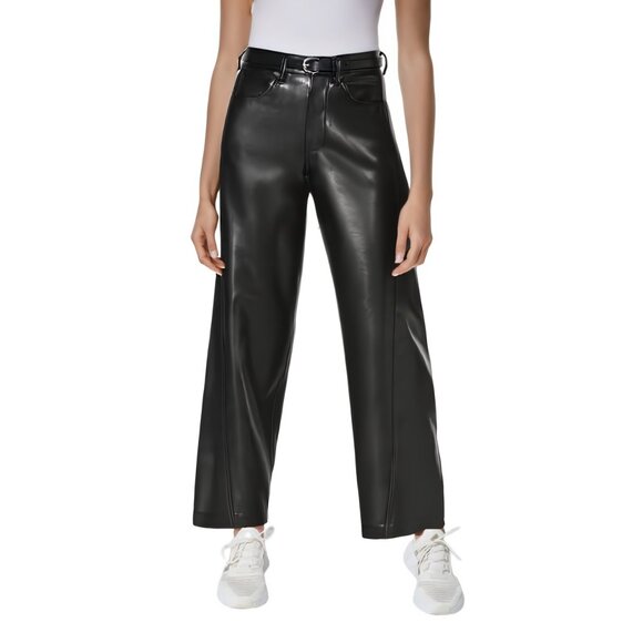 Denim Forum Aritzia The Farrah Faux Leather Pants 25 - Picture 7 of 12